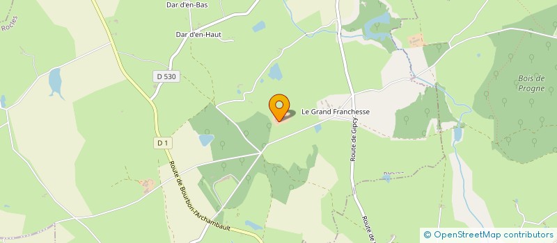 localisation de l'entreprise MONSIEUR EMMANUEL BIZEL-BIZELLOT  DEUX-CHAISES