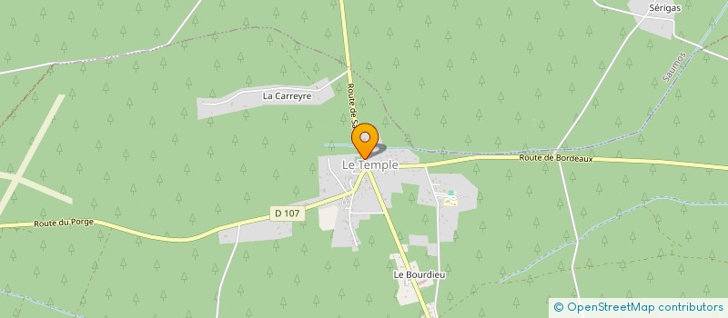 localisation de l'entreprise MONSIEUR EMMANUEL BLAESS à LE TEMPLE