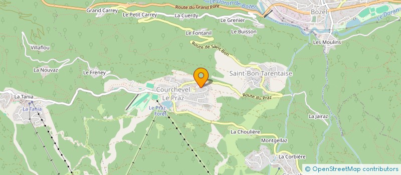 localisation de l'entreprise MONSIEUR EMMANUEL BLANC à COURCHEVEL