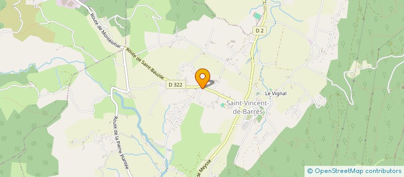localisation de l'entreprise MONSIEUR EMMANUEL BLAUWART  SAINT-VINCENT-DE-BARRES