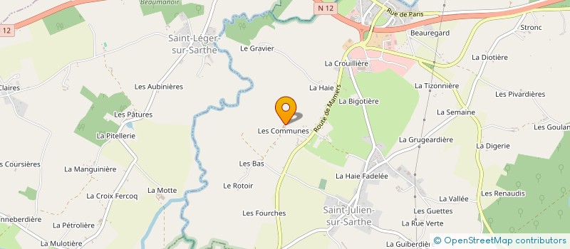 localisation de l'entreprise MONSIEUR EMMANUEL BLONDEAU à SAINT-JULIEN-SUR-SARTHE