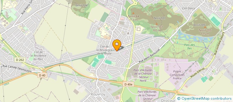 localisation de l'entreprise MONSIEUR EMMANUEL BLONDEAU  ROUVROY