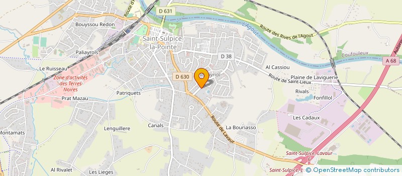 localisation de l'entreprise MONSIEUR EMMANUEL BLONDEL à SAINT-SULPICE-LA-POINTE