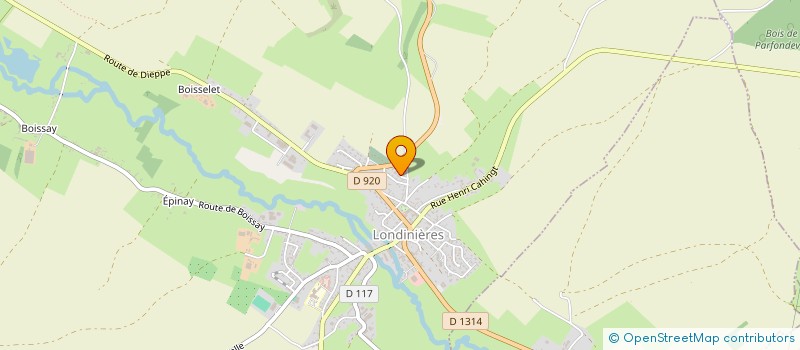 localisation de l'entreprise MONSIEUR EMMANUEL BLOQUEL  LONDINIERES