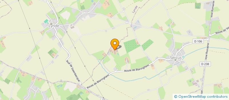 localisation de l'entreprise MONSIEUR EMMANUEL BODDAERT  SERCUS