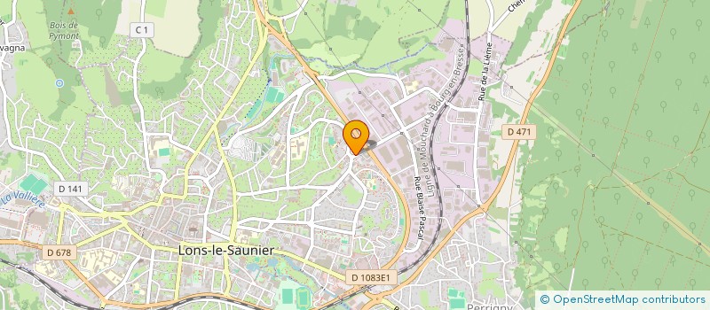 localisation de l'entreprise MONSIEUR EMMANUEL BOISSIER à LONS-LE-SAUNIER
