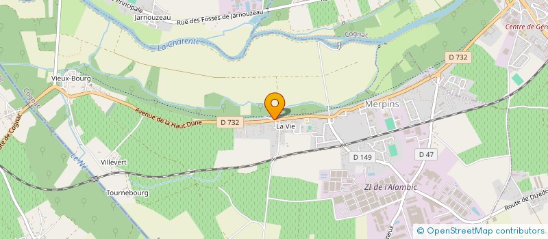 localisation de l'entreprise MONSIEUR EMMANUEL BOITEL à MERPINS
