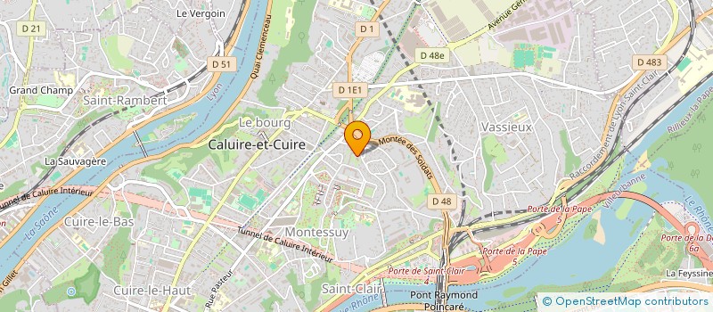 localisation de l'entreprise MONSIEUR EMMANUEL BOIZEAU  CALUIRE-ET-CUIRE