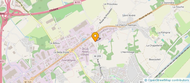 localisation de l'entreprise MONSIEUR EMMANUEL BOMME à THOUARE-SUR-LOIRE