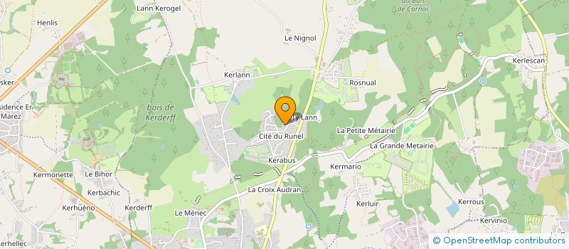 localisation de l'entreprise MONSIEUR EMMANUEL BONIN  CARNAC