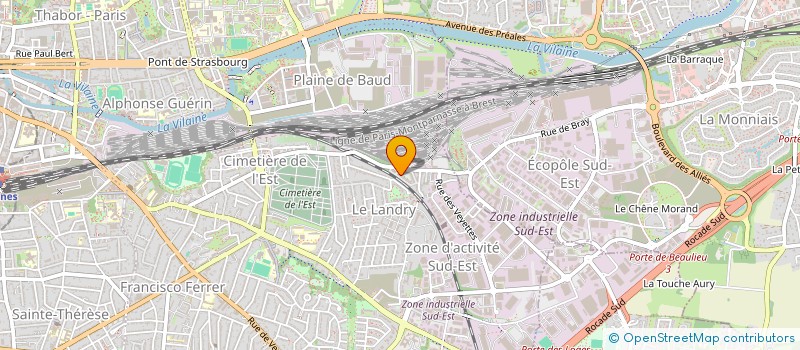 localisation de l'entreprise MONSIEUR EMMANUEL BONIN  RENNES