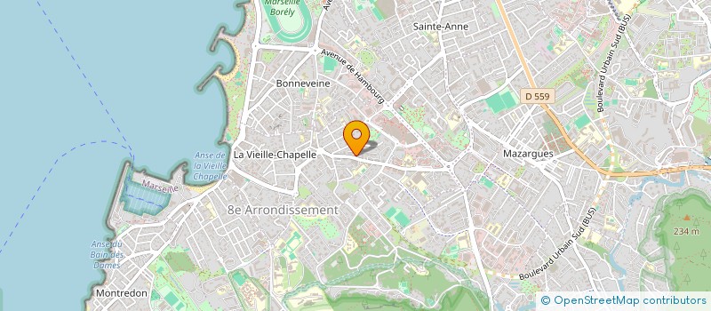 localisation de l'entreprise MONSIEUR EMMANUEL BONNET  MARSEILLE