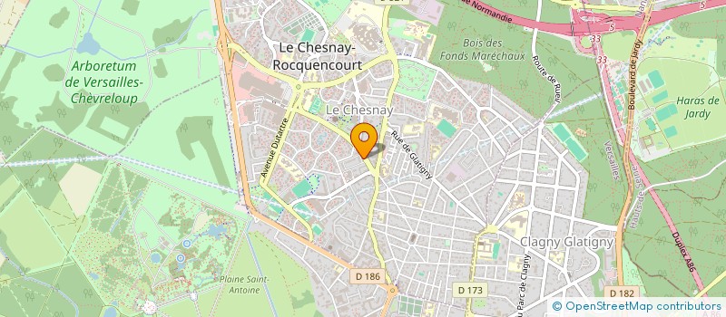 localisation de l'entreprise MONSIEUR EMMANUEL BONNET  LE CHESNAY-ROCQUENCOURT