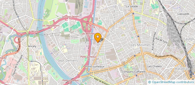 localisation de l'entreprise MONSIEUR EMMANUEL BONNET  TOULOUSE