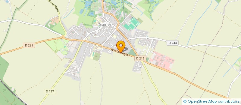 localisation de l'entreprise MONSIEUR EMMANUEL BONNINGUES  GUINES