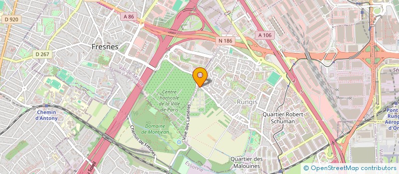 localisation de l'entreprise MONSIEUR EMMANUEL BONVARLET  RUNGIS