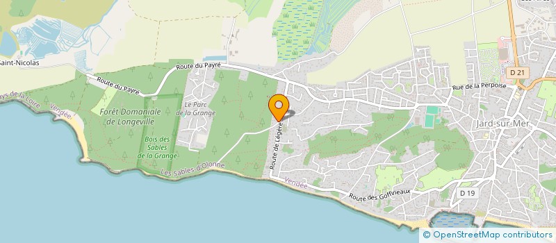 localisation de l'entreprise MONSIEUR EMMANUEL BOQUIEN  JARD-SUR-MER