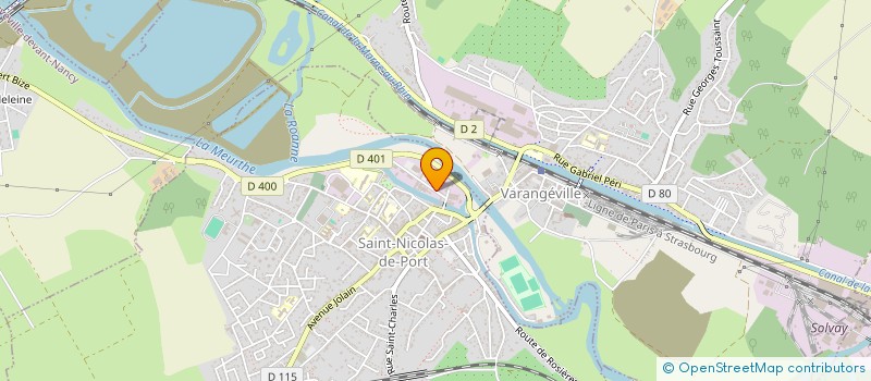 localisation de l'entreprise MONSIEUR EMMANUEL BORD  SAINT-NICOLAS-DE-PORT