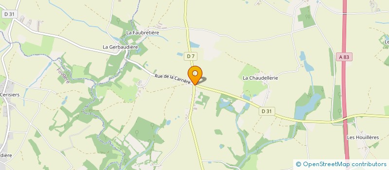 localisation de l'entreprise MONSIEUR EMMANUEL BORDAGE  SAINT-HILAIRE-LE-VOUHIS