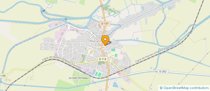 localisation de l'entreprise MONSIEUR EMMANUEL BORDET  MARANS