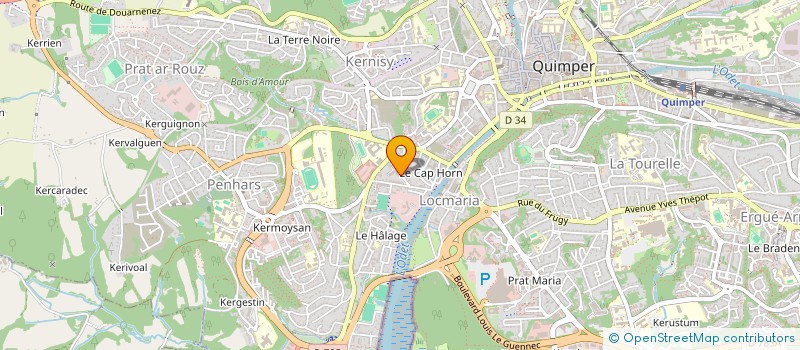 localisation de l'entreprise MONSIEUR EMMANUEL BORGES à QUIMPER