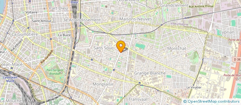 localisation de l'entreprise MONSIEUR EMMANUEL BOSELLI  LYON