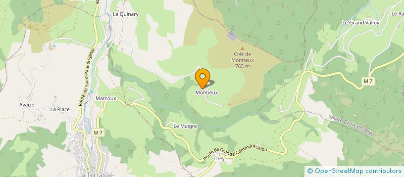 localisation de l'entreprise MONSIEUR EMMANUEL BOSSU  SAINT-PAUL-EN-JAREZ