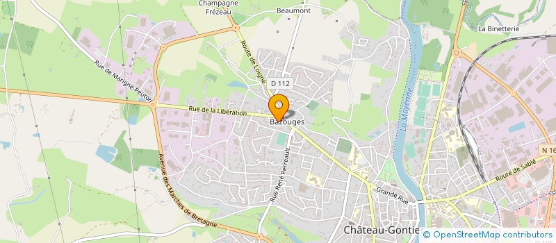 localisation de l'entreprise MONSIEUR EMMANUEL BOTHEREAU à CHATEAU-GONTIER-SUR-MAYENNE