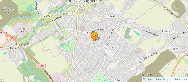 localisation de l'entreprise MONSIEUR EMMANUEL BOTIN à BRUAY-LA-BUISSIERE