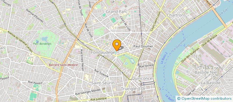 localisation de l'entreprise MONSIEUR EMMANUEL BOUCHE  BORDEAUX