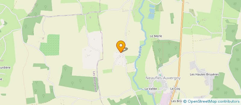 localisation de l'entreprise MONSIEUR EMMANUEL BOUCHER  NEAUFLES-AUVERGNY