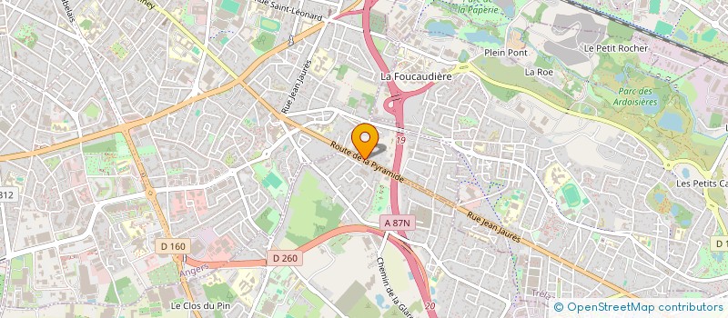 localisation de l'entreprise MONSIEUR EMMANUEL BOUILLE à ANGERS