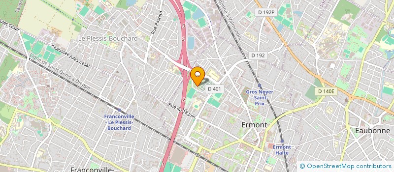 localisation de l'entreprise MONSIEUR EMMANUEL BOUITI-VIAUDO  ERMONT