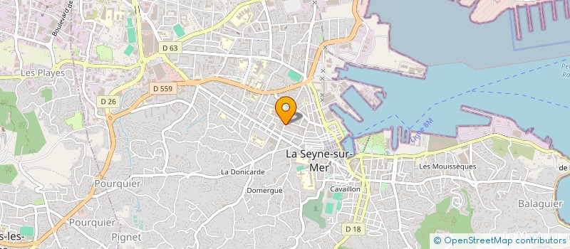 localisation de l'entreprise MONSIEUR EMMANUEL BOUIX à LA SEYNE-SUR-MER