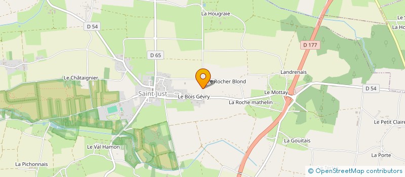 localisation de l'entreprise MONSIEUR EMMANUEL BOULAY à SAINT-JUST