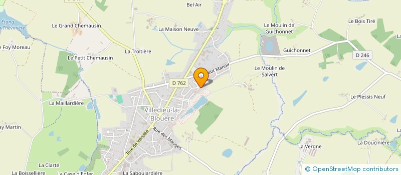 localisation de l'entreprise MONSIEUR EMMANUEL BOULERAND  BEAUPREAU-EN-MAUGES