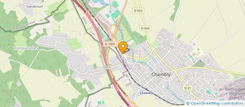 localisation de l'entreprise MONSIEUR EMMANUEL BOURDON  CHAMBLY