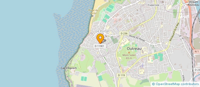 localisation de l'entreprise MONSIEUR EMMANUEL BOURGAIN  LE PORTEL