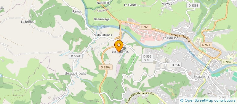 localisation de l'entreprise MONSIEUR EMMANUEL BOURGES  BESSUEJOULS