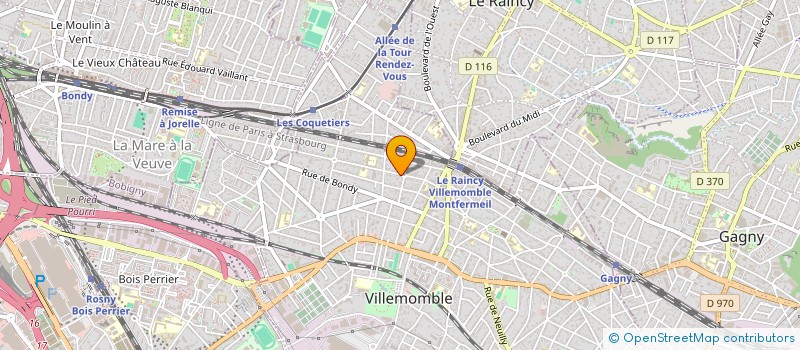 localisation de l'entreprise MONSIEUR EMMANUEL BOURGOIN  VILLEMOMBLE