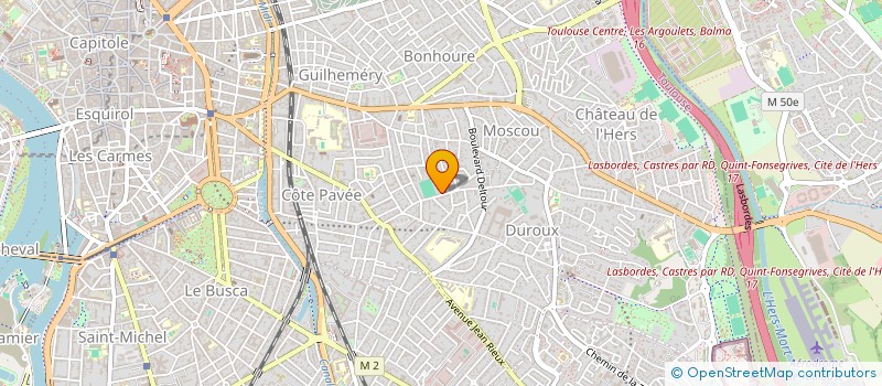 localisation de l'entreprise MONSIEUR EMMANUEL BOURRET à TOULOUSE