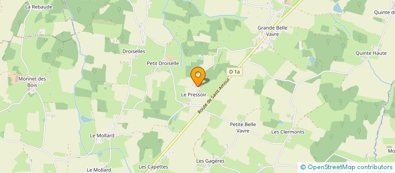 localisation de l'entreprise MONSIEUR EMMANUEL BOUVARD  FOISSIAT