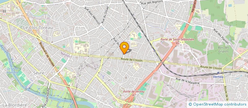 localisation de l'entreprise MONSIEUR EMMANUEL BOUVET  SAINT-SEBASTIEN-SUR-LOIRE