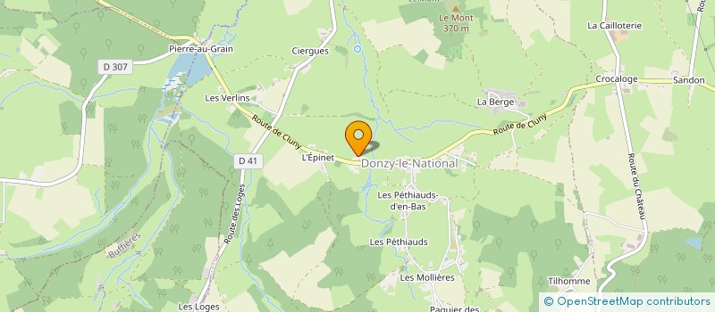 localisation de l'entreprise MONSIEUR EMMANUEL BRANCHET  JALOGNY