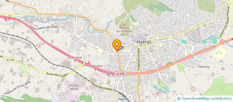 localisation de l'entreprise MONSIEUR EMMANUEL BRAUD à HYERES