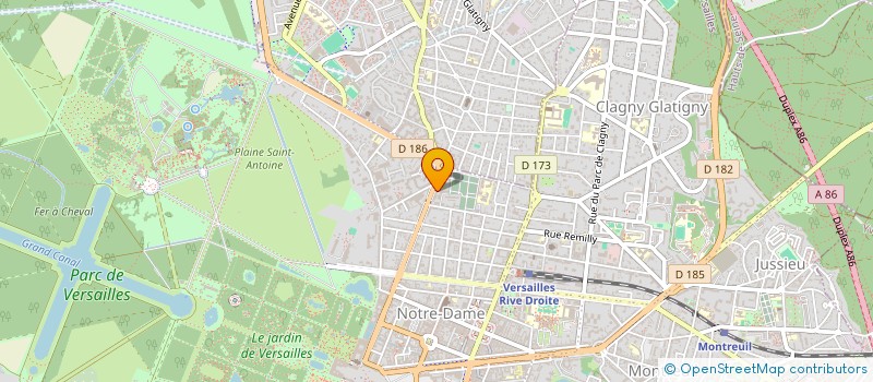 localisation de l'entreprise MONSIEUR EMMANUEL BRAUDEAU à VERSAILLES