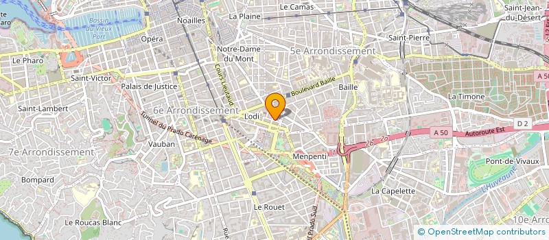 localisation de l'entreprise MONSIEUR EMMANUEL BRAUN  MARSEILLE