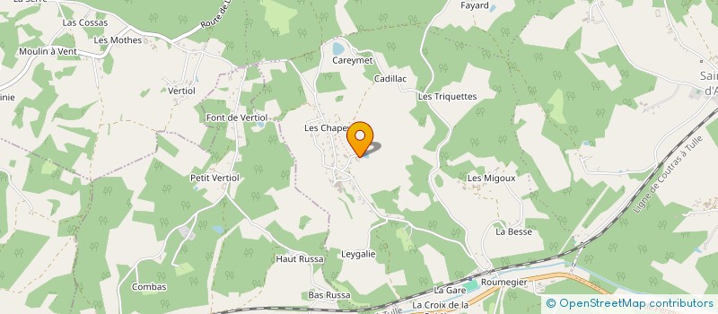 localisation de l'entreprise MONSIEUR EMMANUEL BREAU  BASSILLAC ET AUBEROCHE