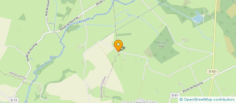 localisation de l'entreprise MONSIEUR EMMANUEL BRETON  LA FERTE-SAINT-SAMSON