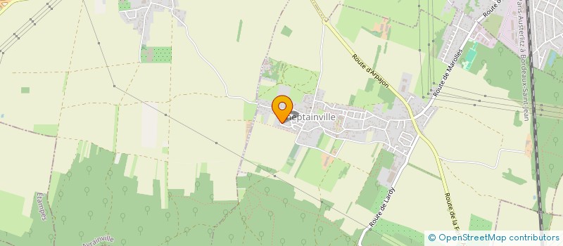 localisation de l'entreprise MONSIEUR EMMANUEL BRETON  CHEPTAINVILLE